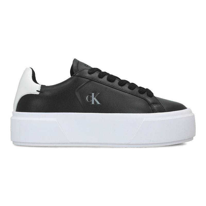 Ženske patike Calvin Klein Flatform lace up lth mg
