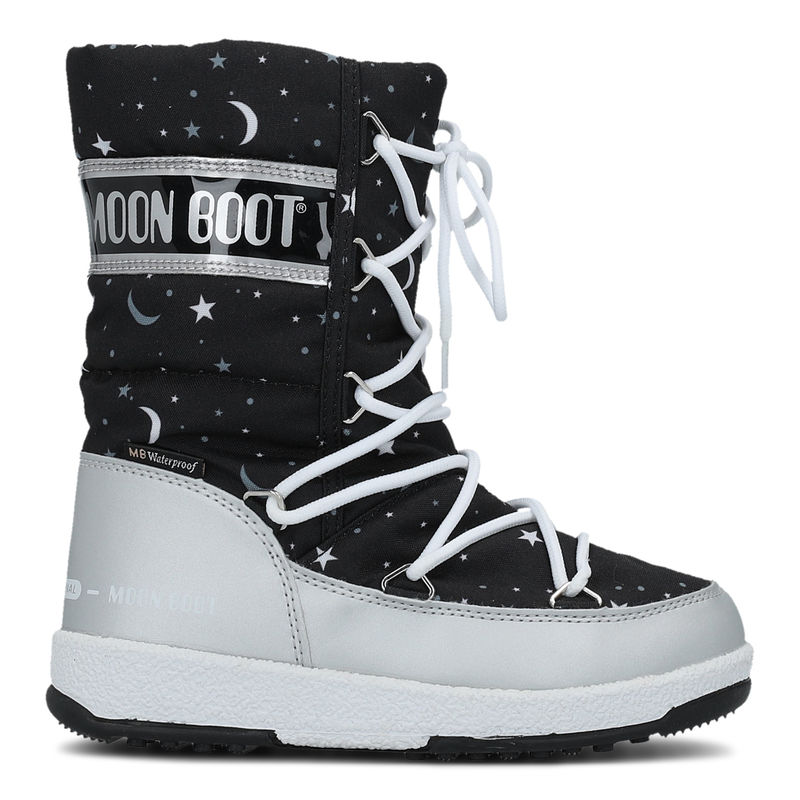 Dečije vodootporne čizme Moon Boot GIRL UNIVERSE WP SILVER BLACK