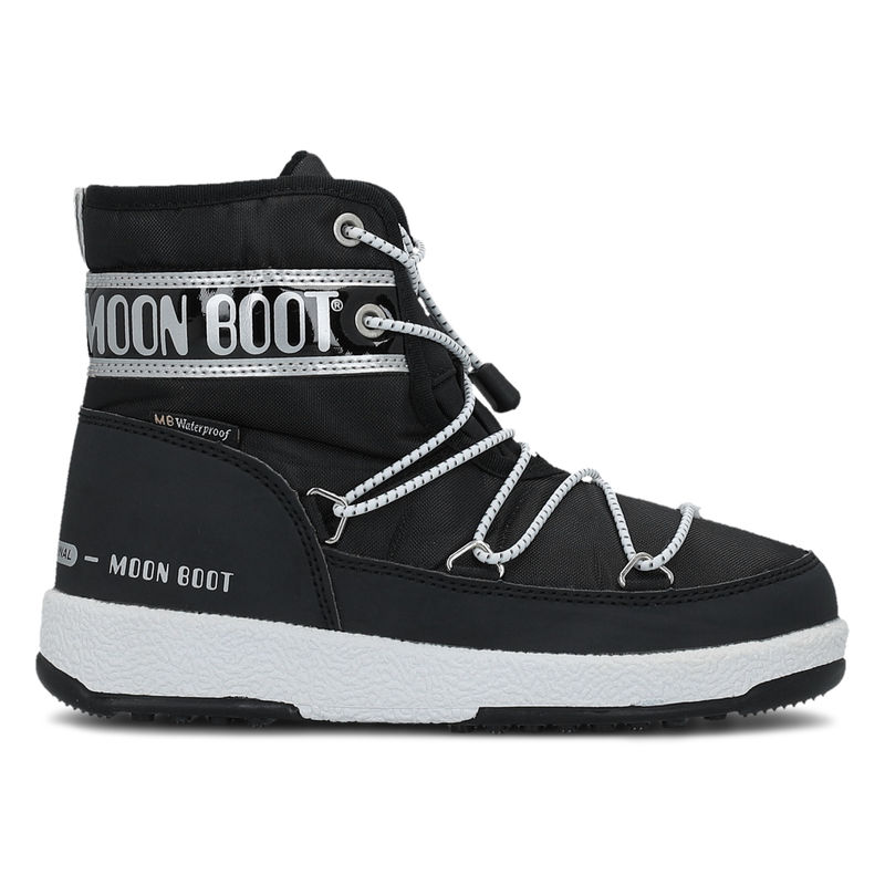 Dečije vodootporne čizme Moon Boot JR BOY MID WP BLACK SILVER