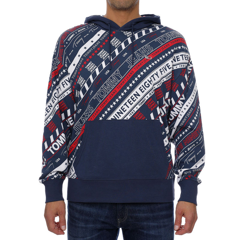 Muški duks Tommy Hilfiger-AOP HOODIE
