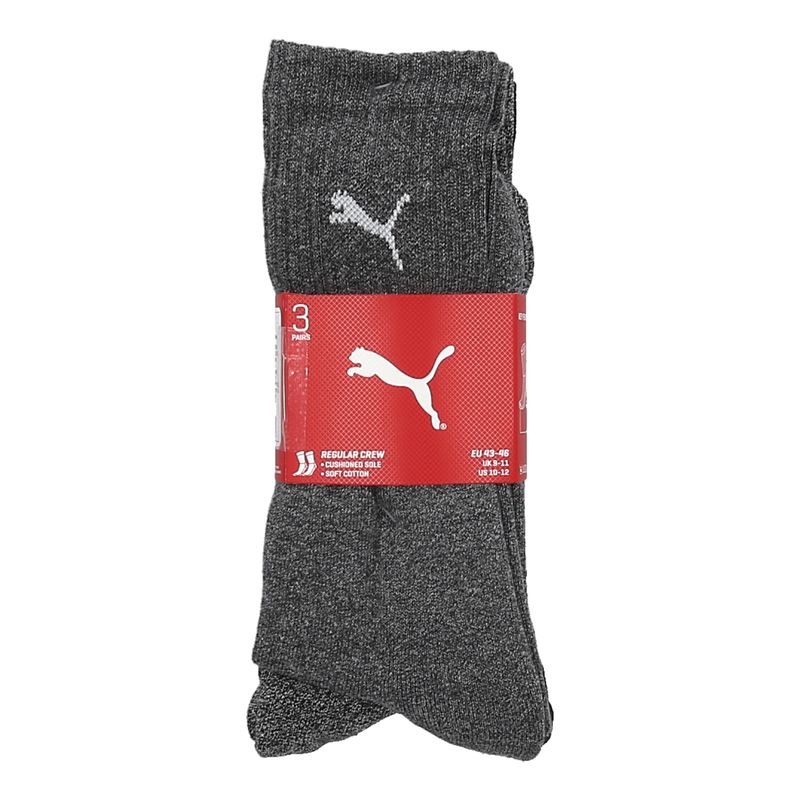 Unisex čarape Puma SPORT 3/1 TAMNO SIVA