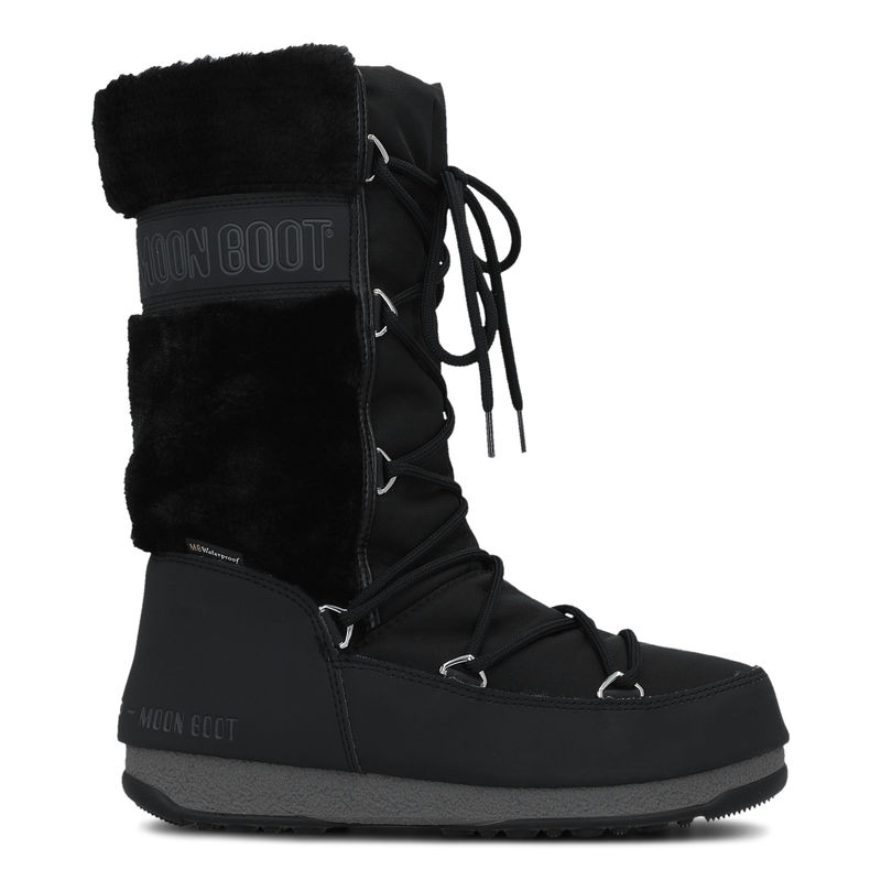 Ženske čizme Moon Boot MONACO FUR WP BLACK