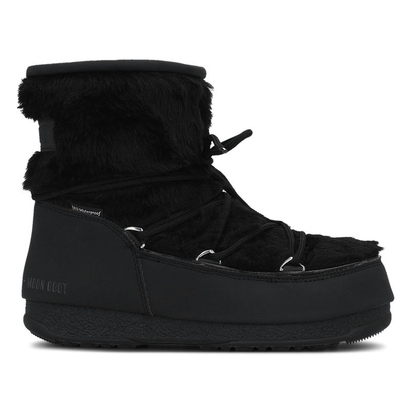 Ženske čizme Moon Boot MONACO LOW FUR WP 2 BLACK