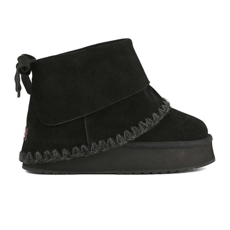 Ženske čizme Mou Platform boot suede folding