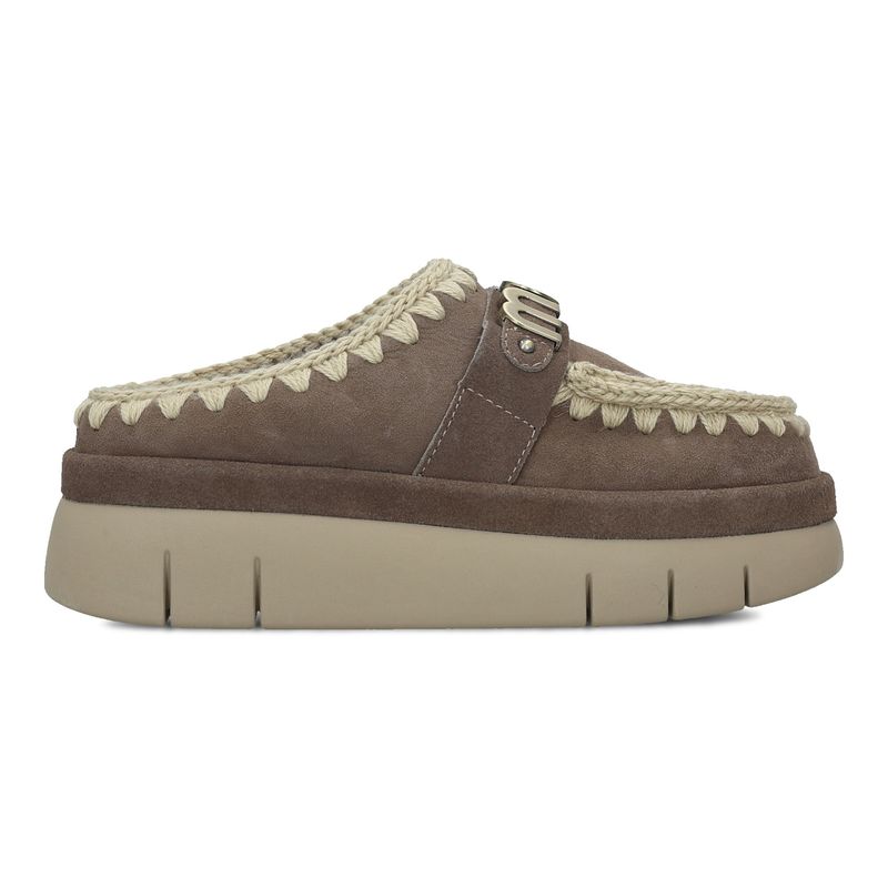 Ženske papuče Mou Bounce welt clog suede