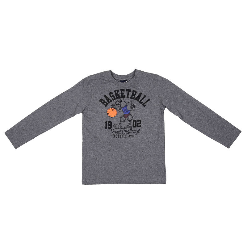 Dečiji duks Russell Athletic L/S CREWNECK TEE BASKETBALL PRINT