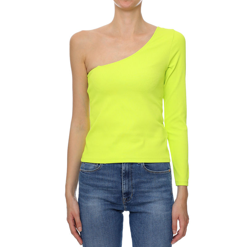 Ženska majica Tommy Hilfiger TJW TINY TOMMY 1 ASYMETRIC RIB