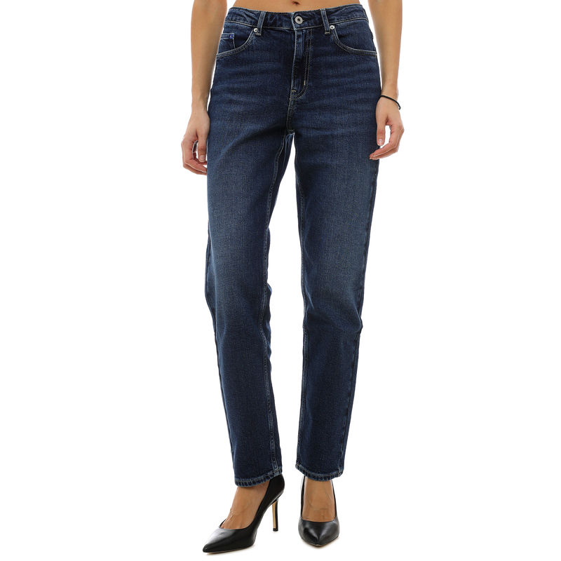 Ženske farmerke Klj Mom denim