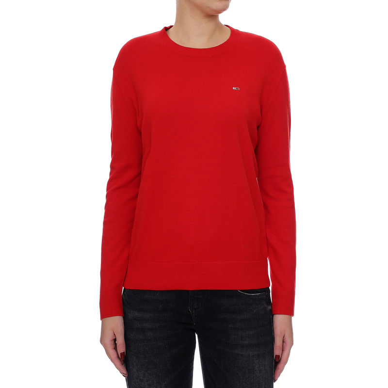 Ženski džemper Tommy Hilfiger-SOFT TOUCH CREW SWEATER