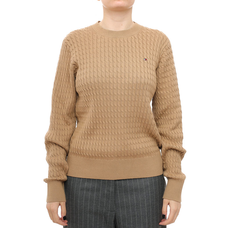 Ženski džemper Tommy Hilfiger Co cable c-nk ls sweater