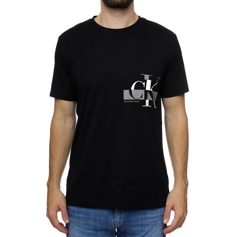 Muška majica Calvin Klein Glitched Ck Logo