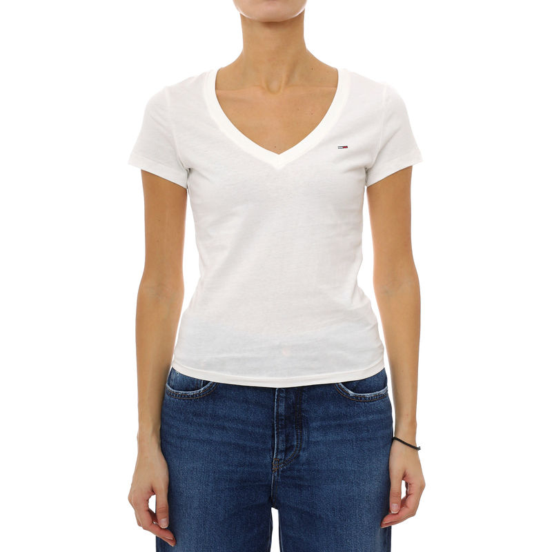 Ženska majica Tommy Hilfiger Tjw slim v-neck tee