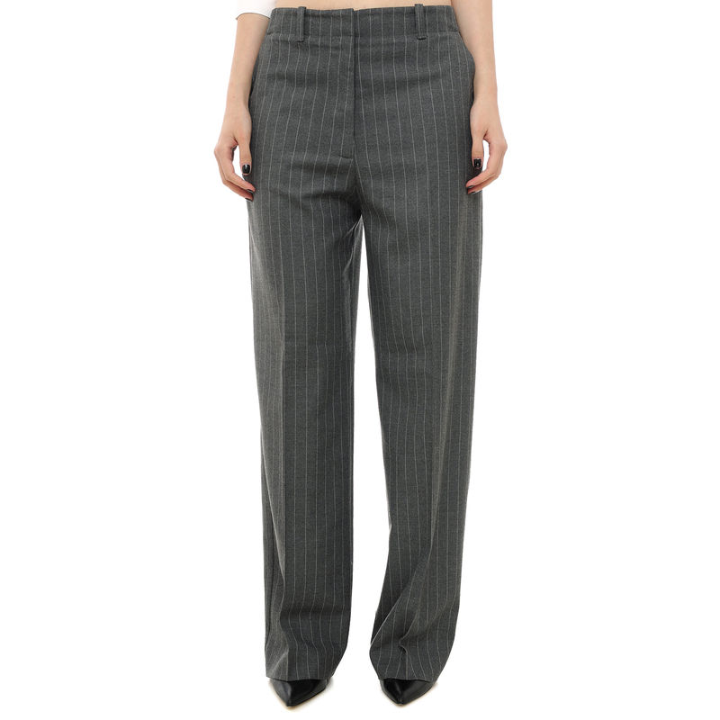 Ženske pantalone Tommy Hilfiger Pinstripe loose straight pant