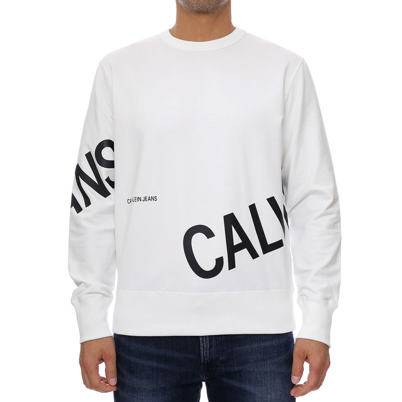 Muški duks Calvin Klein STRETCH LOGO CREW NECK