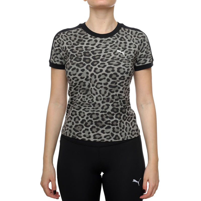Ženska majica Puma T7 leo luxe aop slim tee