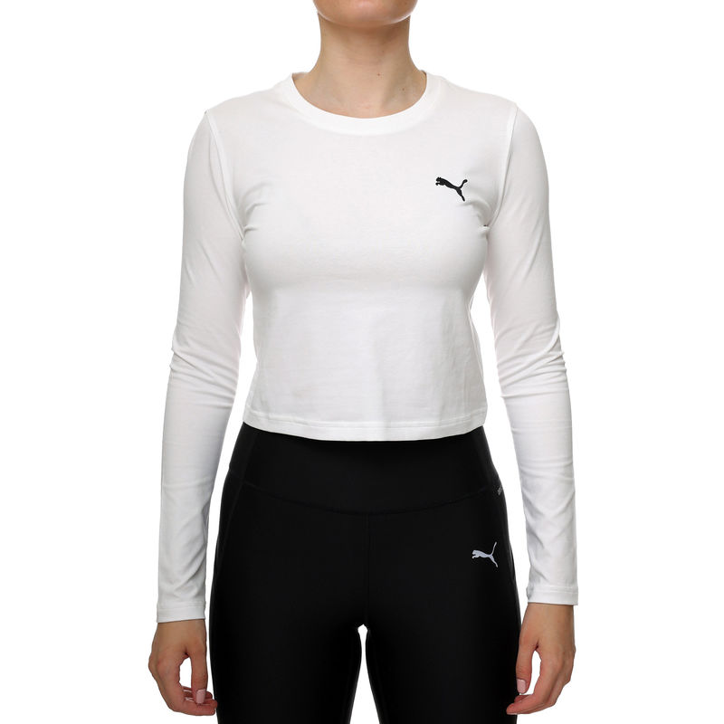 Ženski duks Puma Wardrobe ess longsleeve baby tee