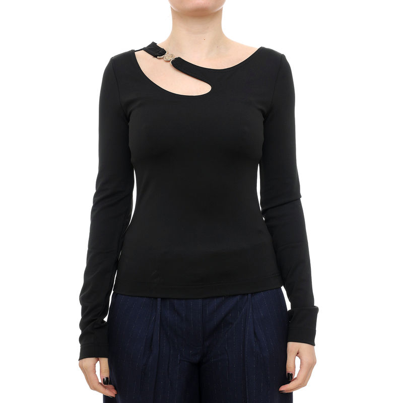 Ženska majica Guess Ls Eleanor buckle top