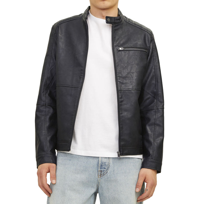 Muška jakna Jack&Jones Pu biker jacket noos