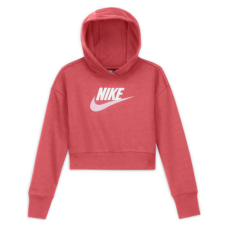 Dečiji duks Nike G NSW CLUB FT CROP HOODIE HBR