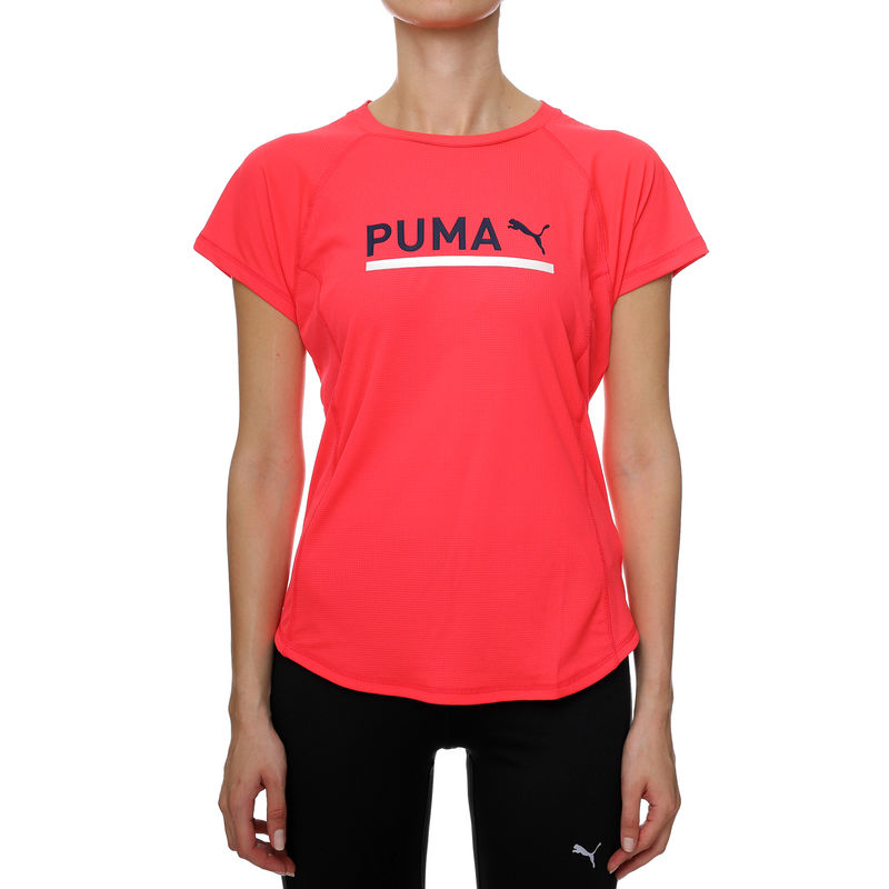 Ženska majica Puma RUN LOGO SS TEE W Sunblaze