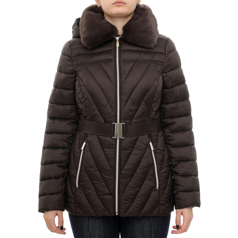 Ženska jakna Michael Kors Packable jacket w fx fur trim