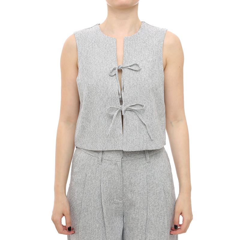 Ženski prsluk Vero Moda Tammi tweed waistcoat