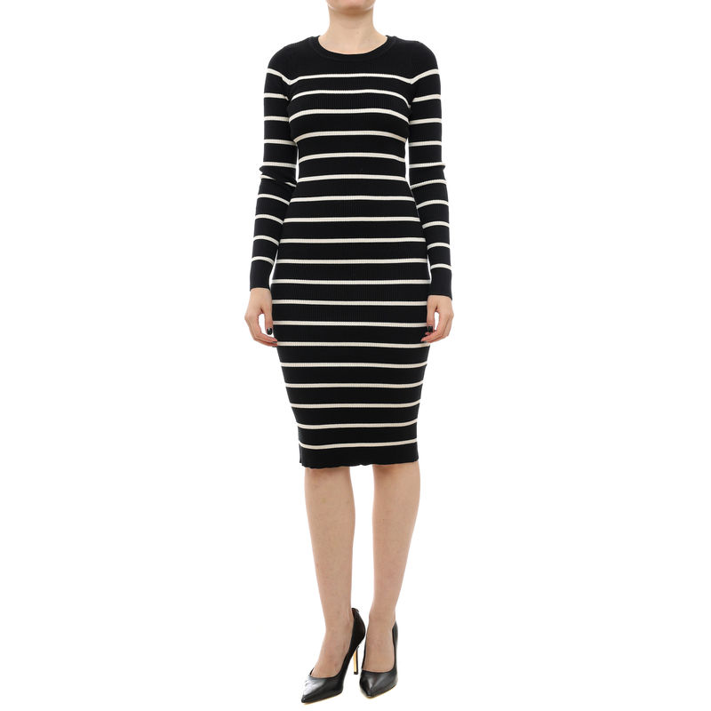 Ženska haljina Vero Moda Gizelle o-neck blk dress