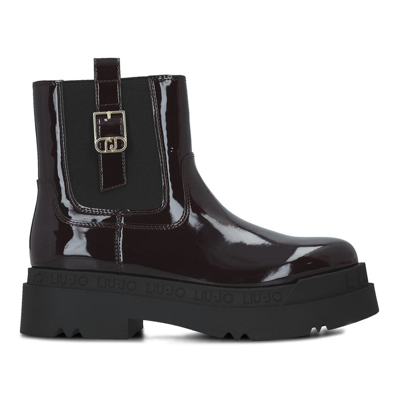 Ženske čizme Liu Jo Love 63 - ankle boot patent amarone