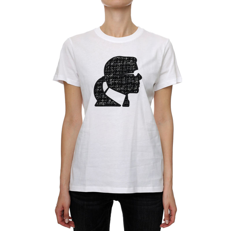 Ženska majica Karl Lagerfeld Boucle Karl Profile Tee