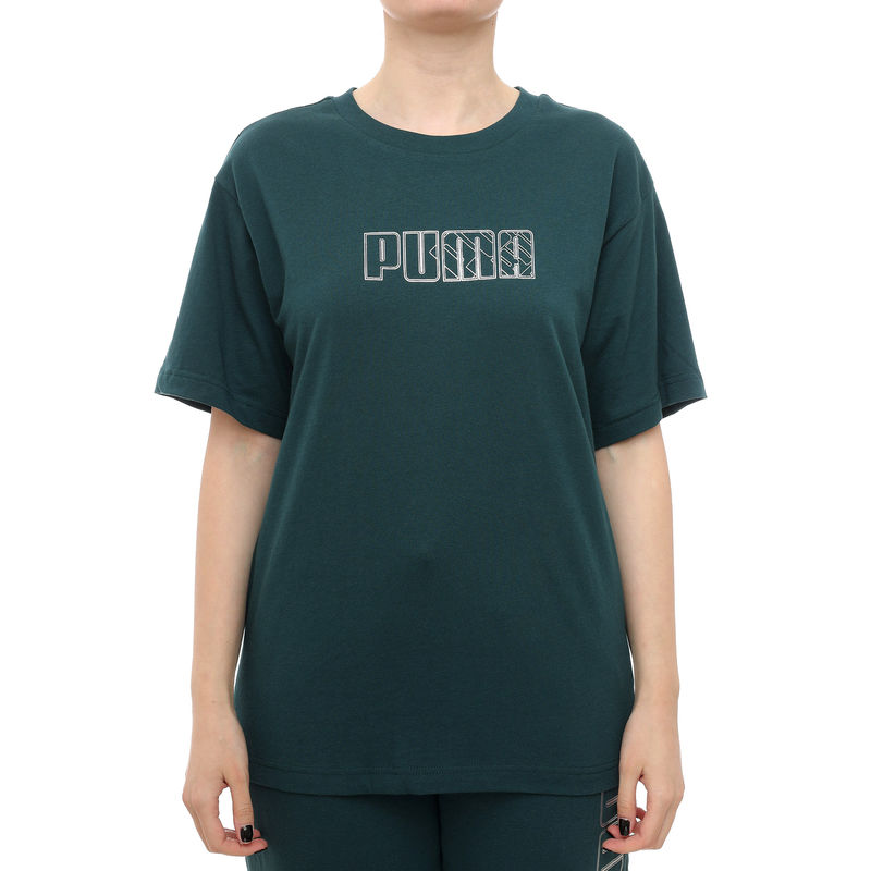 Ženska majica Puma Maximal metallic relaxed tee