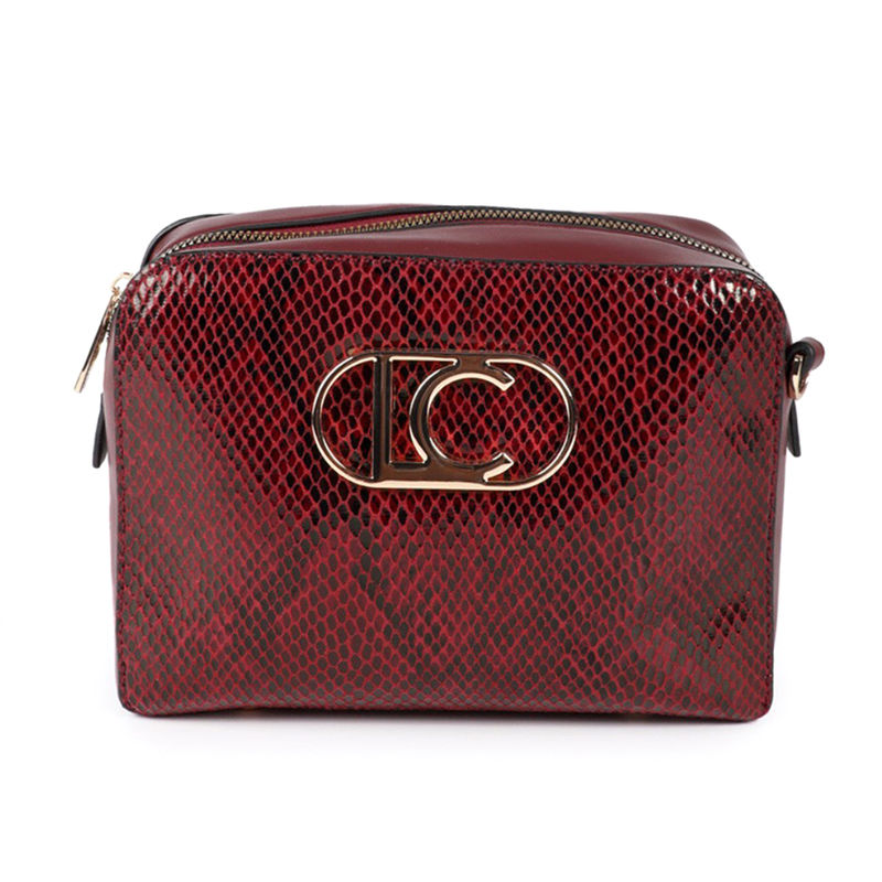 Ženska torba Lola Oval logo snake effect crossbody bag