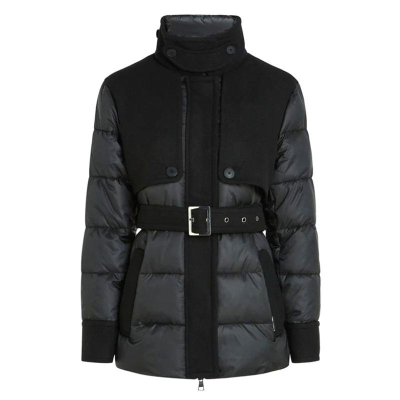 Ženska zimska jakna Karl Lagerfeld mix media short padded coat