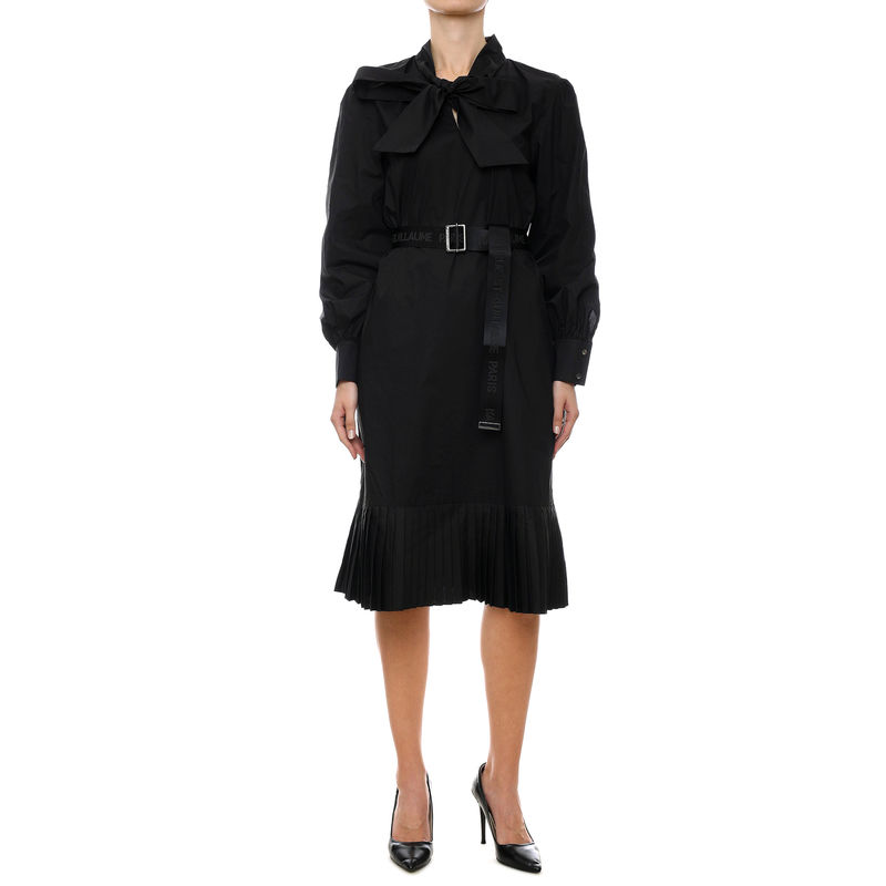 Ženska haljina Karl Lagerfeld Pleated Hem Shirt Dress