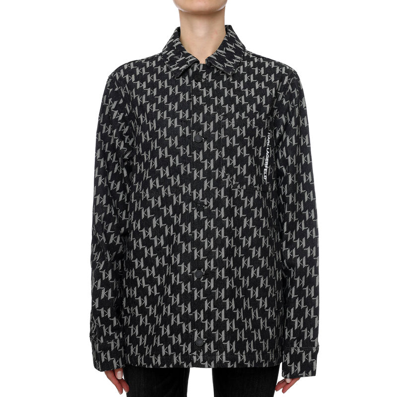 Ženska košulja Karl Lagerfeld Unisex Monogram Overshirt