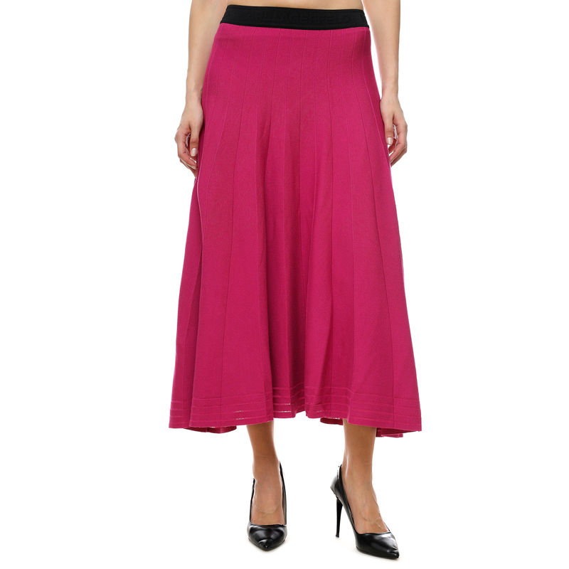 Ženska suknja Karl Lagerfeld Knit Pleated Skirt