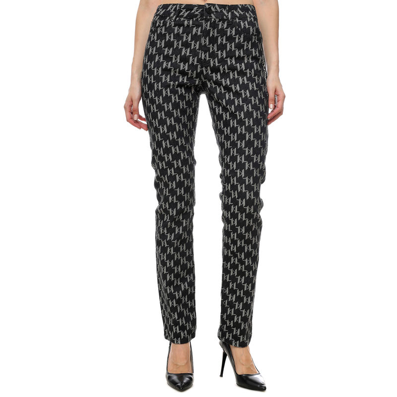 Ženske farmerke Karl Lagerfeld Unisex Monogram Denim Pant