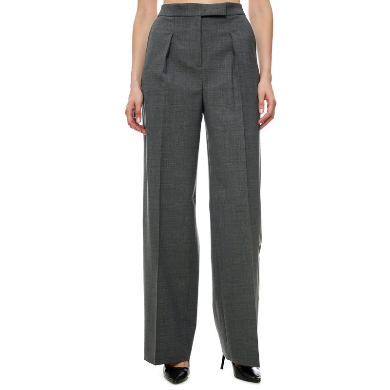 Ženske pantalone Karl Lagerfeld Wideleg Suit Pants