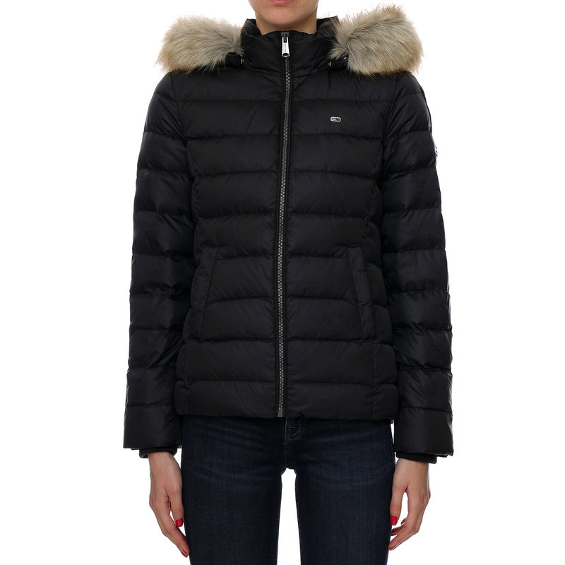 Ženska zimska jakna Tommy Hilfiger-BASIC HOODED DOWN JACKET