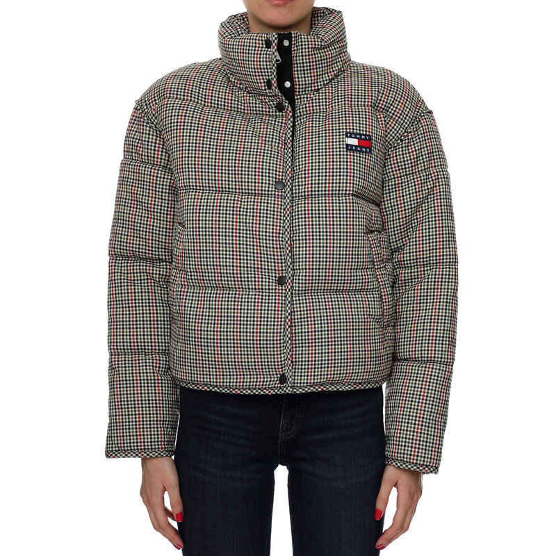Ženska zimska jakna Tommy Hilfiger TJW MINI CHECK PUFFER