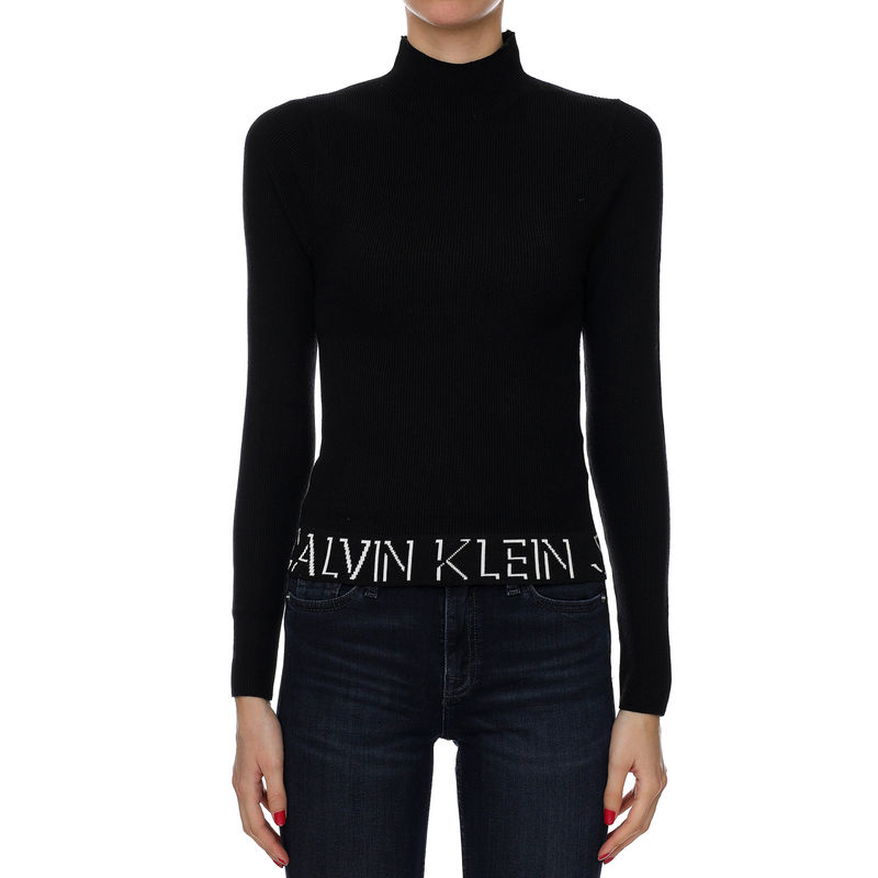 Ženski džemper Calvin Klein LOGO TAPE SWEATER