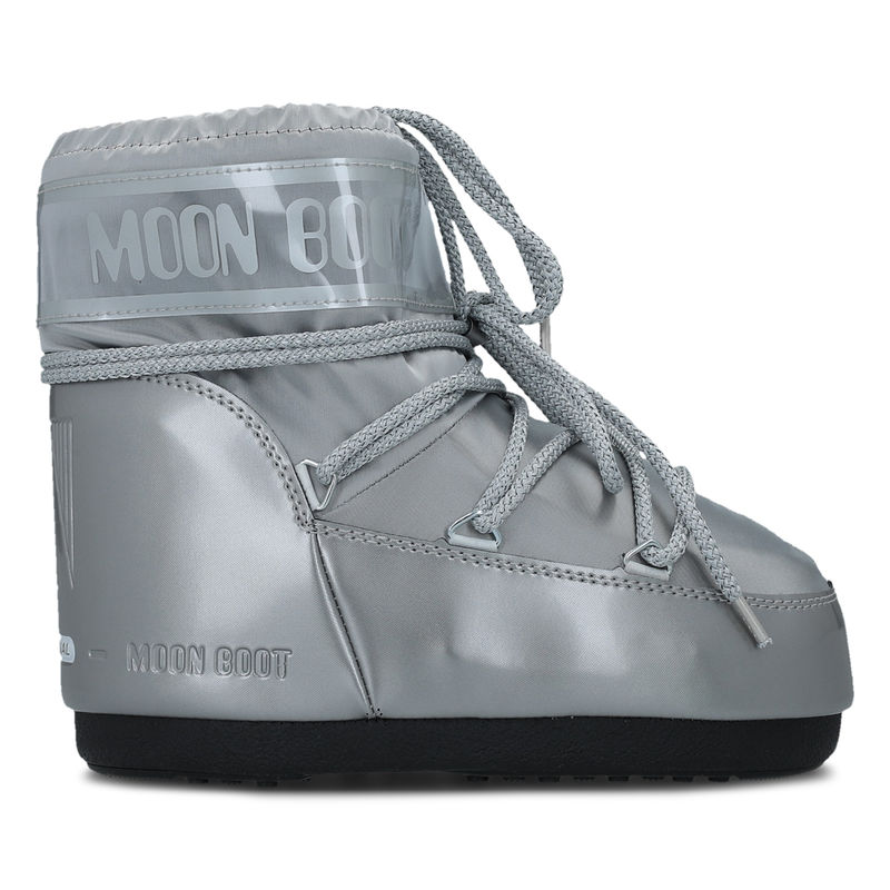 Ženske čizme Moon Boot CLASSIC LOW GLANCE SILVER