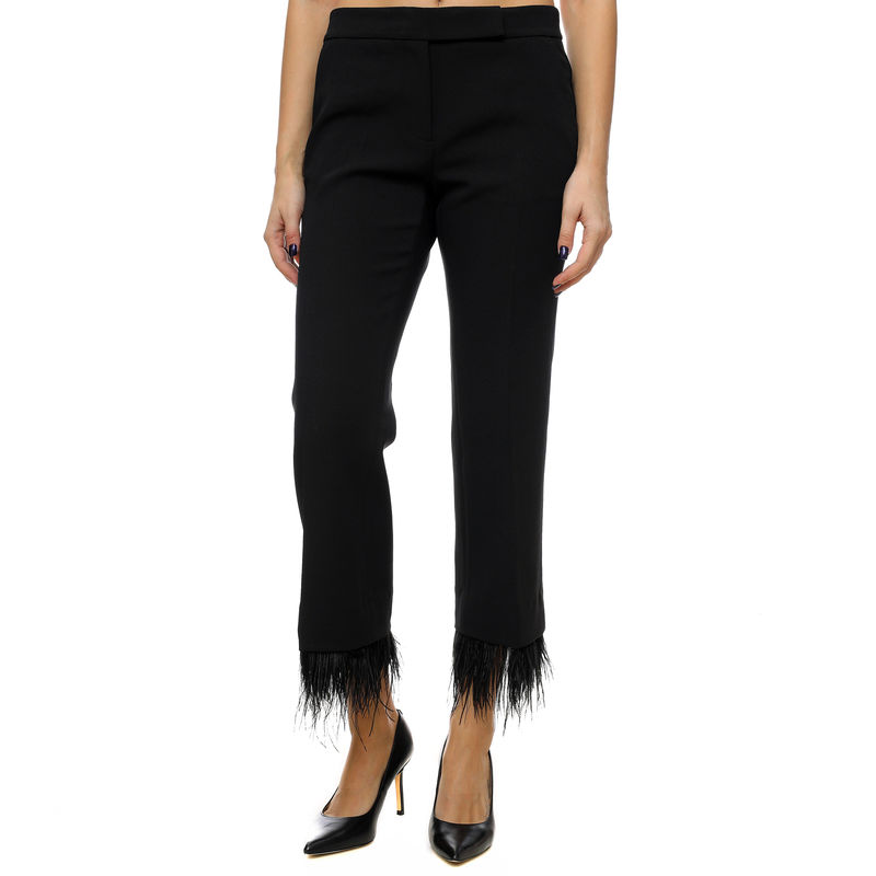 Ženske pantalone Michael Kors Crop Flare Fthr Pant
