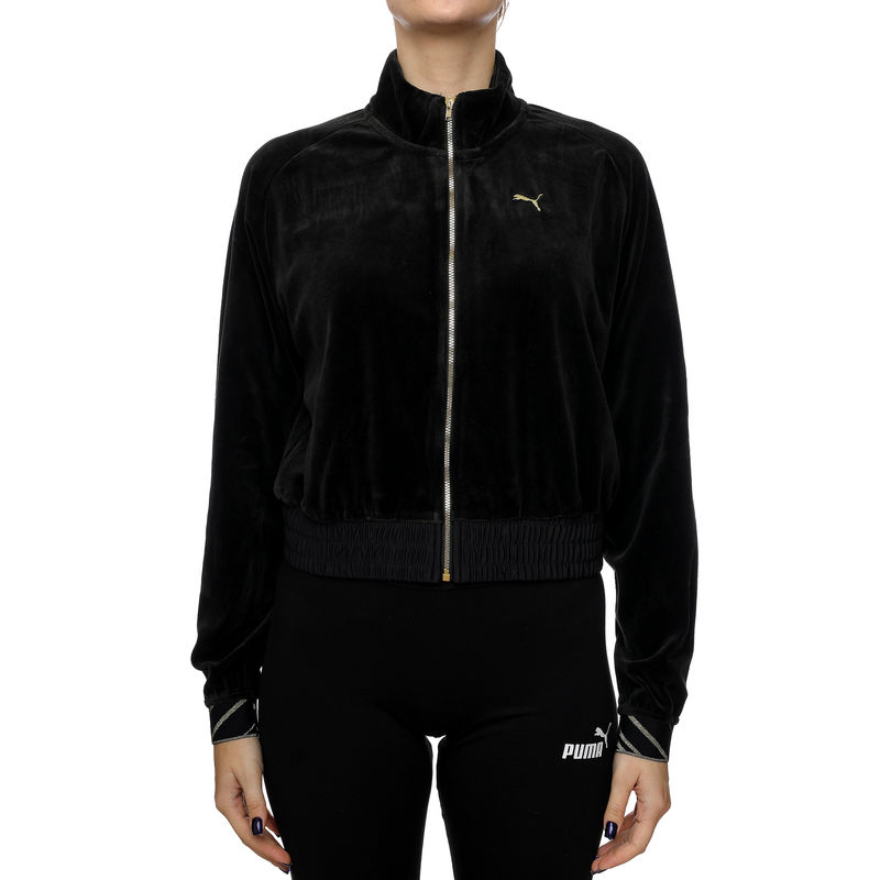 Ženski duks Puma Deco glam velour full zip