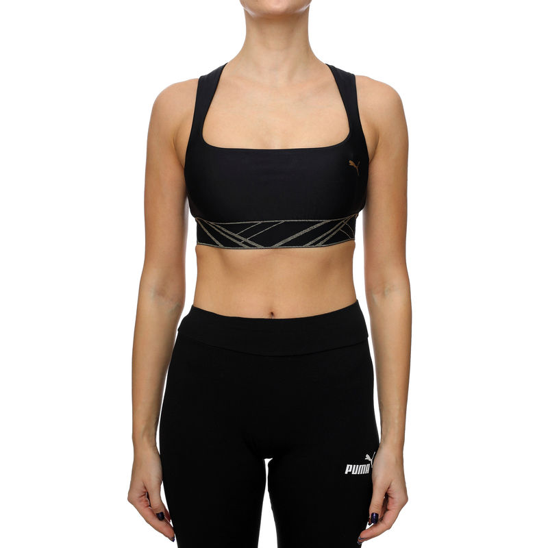 Ženski top Puma Mid Impact Deco Glam Bra