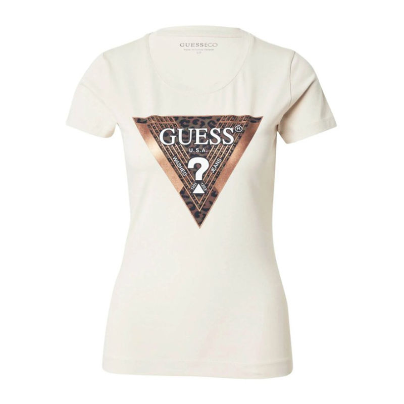 Ženska majica Guess Ss cn leo triangle tee