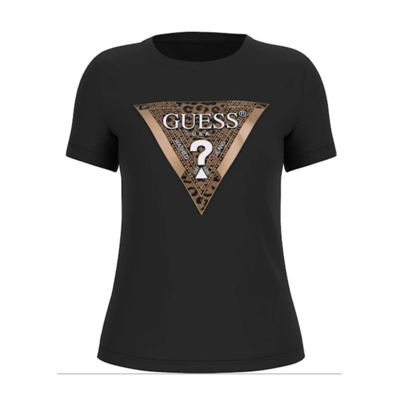 Ženska majica Guess Ss cn leo triangle tee