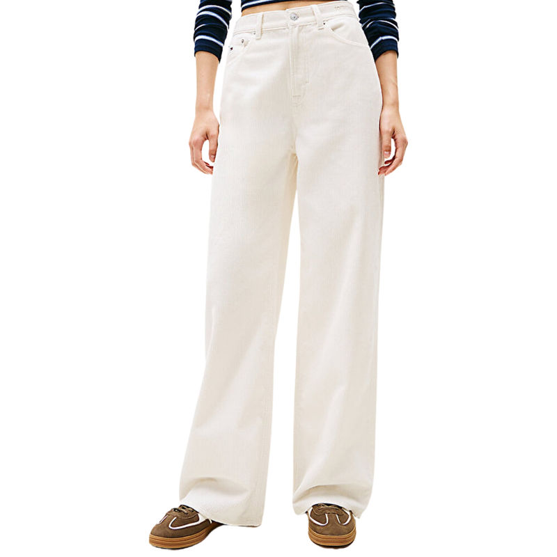 Ženske pantalone Tommy Hilfiger Tjw claire hr wide cord