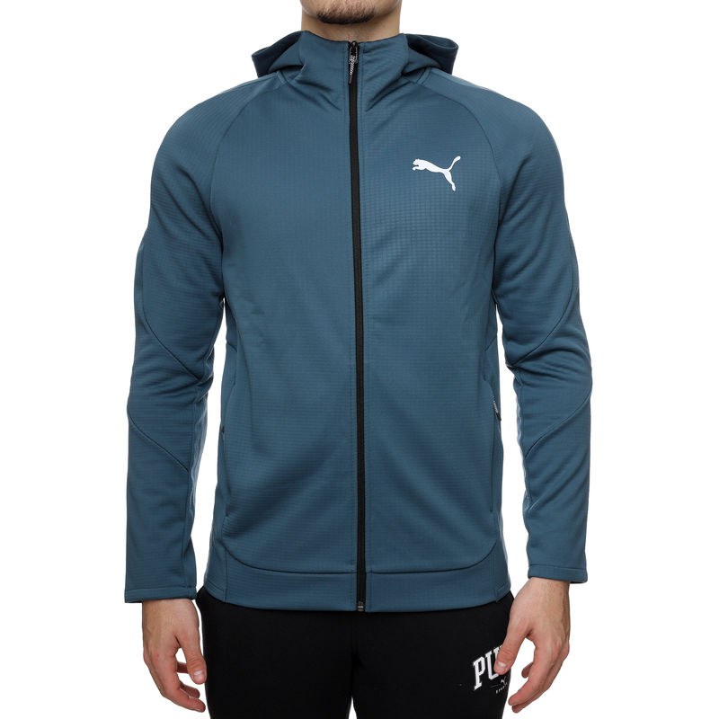 Muški duks Puma Evostripe Warm Full-Zip Hoodie Dk