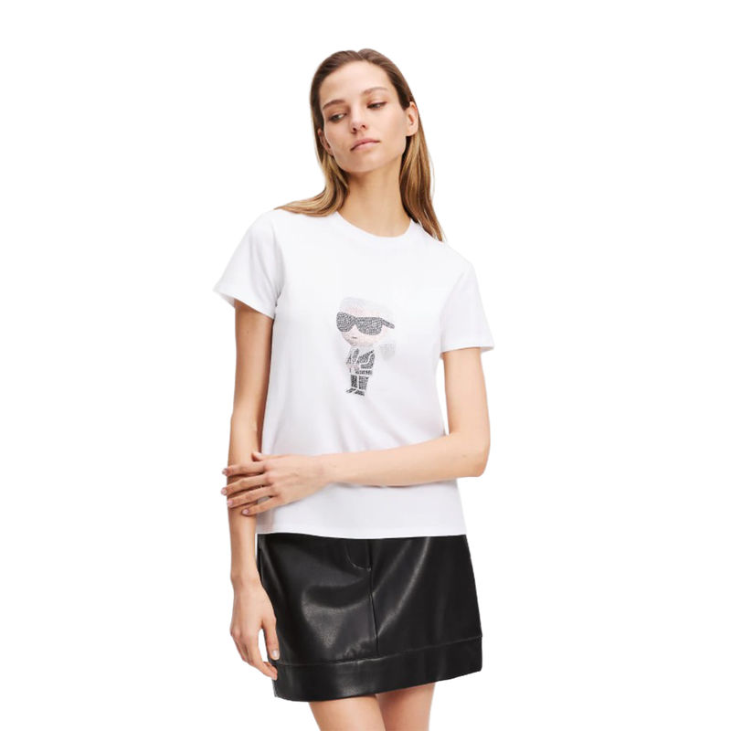 Ženska majica Karl Lagerfeld ikon rs karl t-shirt