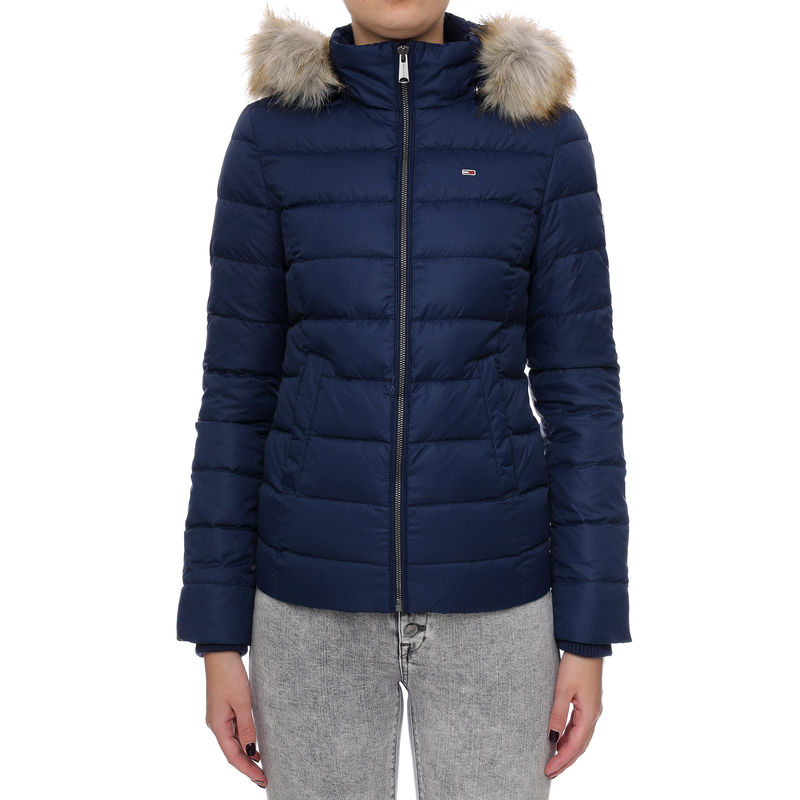 Ženska zimska jakna Tommy Hilfiger-BASIC HOODED DOWN JACKET